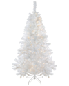 Northlight 6.5ft Pre-lit White Medium Iridescent Pine Artificial Tree