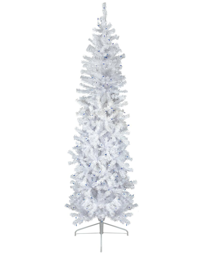 Northlight 6.5ft Pre-lit Woodbury White Pine Pencil Christmas Tree