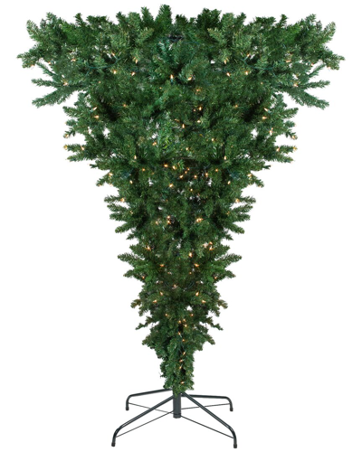 Northlight 7ft Pre-lit Green Spruce Artificial Upside Down Christmas Tree