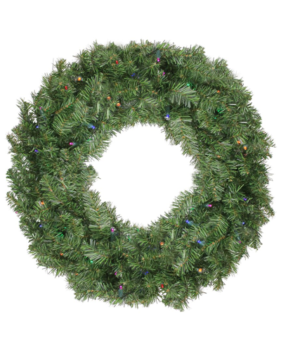 Northlight Pre-lit Canadian Pine Artificial Christmas Wreath In Pattern