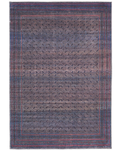 Weave & Wander Welch Transitional Distressed Accent Rug In Blue