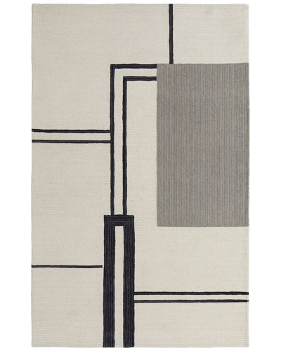 Weave & Wander Ardon Transitional Abstract Area Rug In Ivory