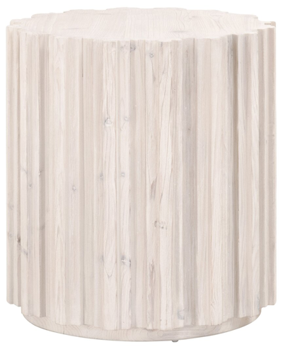 Essentials For Living Roma End Table In White