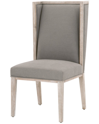 Essentials For Living Set Of 2 Martin Wing Chair In Grey