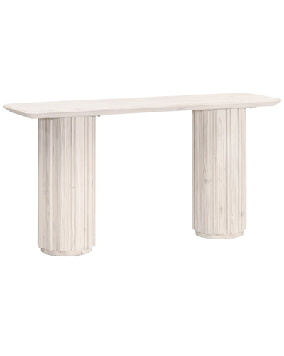 Essentials For Living Roma Console Table In White
