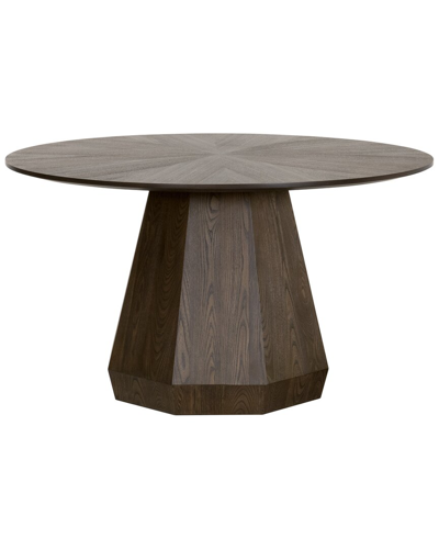 Essentials For Living Coulter 54in Round Dining Table In Brown
