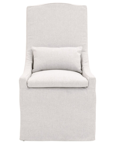 Essentials For Living Adele Outdoor Slipcover Dining Chair In White
