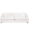 Essentials For Living Dean 92in California Casual Sofa In White