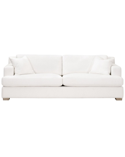 Essentials For Living Dean 92in California Casual Sofa In White