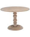 Essentials For Living Chelsea 36in Round Dining Table In Grey