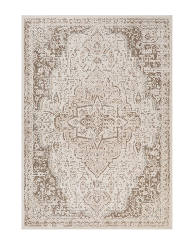 Ar Rugs Alpine Imara Medallion Runner Rug In Cream