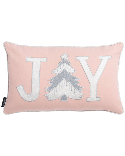 Safavieh Joy Holiday Tree Pillow In Silver