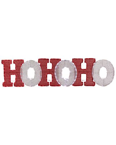 Northlight 76.75in Led Lighted Ho Ho Ho Christmas Outdoor Decoration