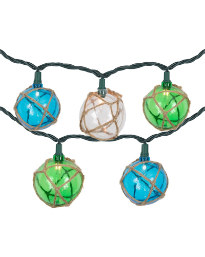 Northlight 10ct Natural Jute Wrapped Ball Christmas Lights