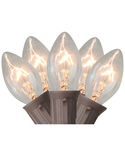 Northlight 24ft 25 Count Clear C7 Christmas Lights