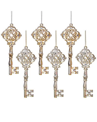 Kurt Adler Key Christmas Ornaments In Multicolor