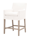 Essentials For Living Drake Slipcover Counter Stool In White