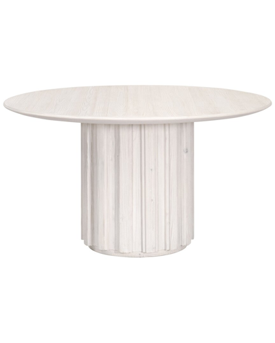 Essentials For Living Roma 54in Round Dining Table In White