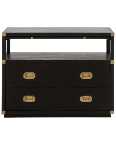 Essentials For Living Bradley 2-drawer Nightstand In Black