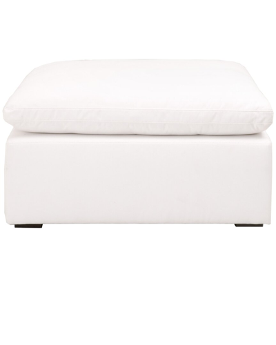 Essentials For Living Sky Modular Ottoman In White