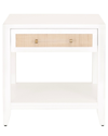 Essentials For Living Holland 1-drawer Side Table In White