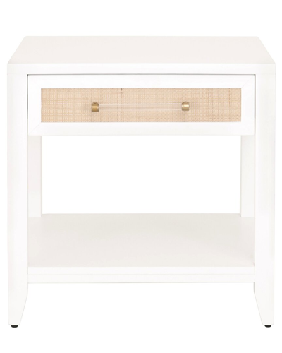 Essentials For Living Holland 1-drawer Side Table In White