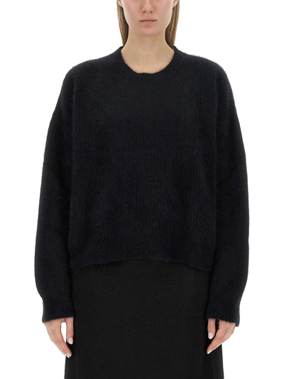 Uma Wang Racoon Sweater In Black