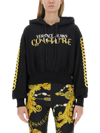 Versace Jeans Couture Sweatshirt With Logo In Multicolor
