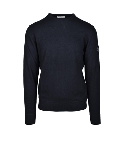 Roy Rogers Roÿ Roger's Man Sweater Midnight Blue Size Xs Wool, Polyamide, Viscose, Cashmere
