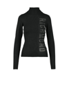 JOHN RICHMOND WOMENS BLACK SWEATER