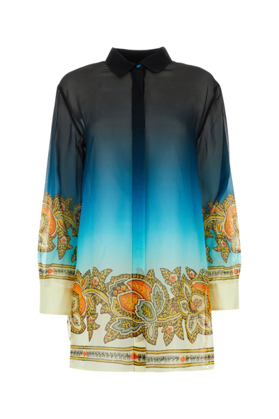 Etro Shirts In Blue