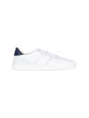 Ferragamo White Low Top Signature Sneakers In White