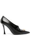 Givenchy Crystal-embellished Pointed Stiletto Mules In Black