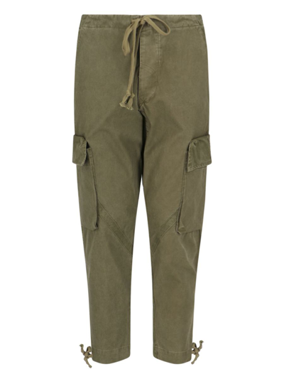Greg Lauren Khaki Sleeping Bag Cargo Pants In Green