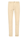 Incotex Stretch Cotton '30' Slim Fit Trousers In Beige