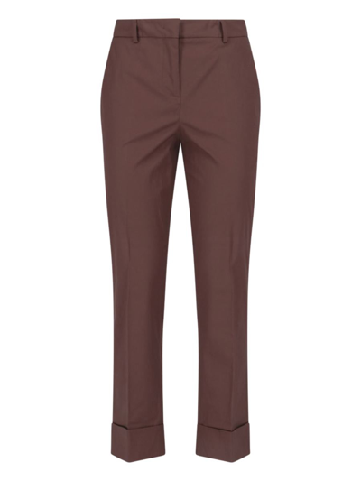 Incotex Trousers In Marrón