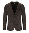 Manuel Ritz Brown Single Breasted Jacket In Brown