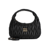 Miu Miu Tory Burch Kira Chevron Zip Continental Wallet In Black