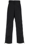 Moncler Grenoble Logo Detailed Flared Ski Trousers In Black