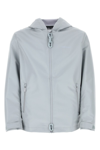 Off-white Off White Men Powder Blue Polyester Windbreaker In Icelilac