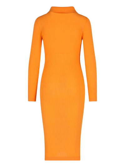 Patou Dress In Orange