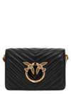 Pinko Love Click Classic Crossbody Bag In Black