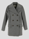 Sportmax Martora Oversized Virgin Wool Peacoat