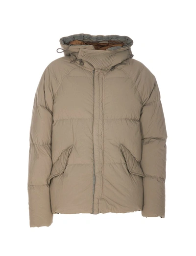 Ten C Artic Down Down Jacket In Beige