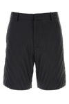 Valentino Vlogo Toile Iconographe Bermuda Shorts In Black