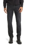 Frame L'homme Slim Crop Jeans Noir Denim In Black