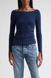 Paloma Wool Navy Canal Sweater In Navy