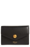 Mulberry Bifold Leather Card Case In A100 Black