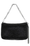 Nina Lorne Embellished Convertible Shoulder Bag In Black