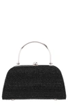 Nina Beauty Embellished Top Handle Bag In Black